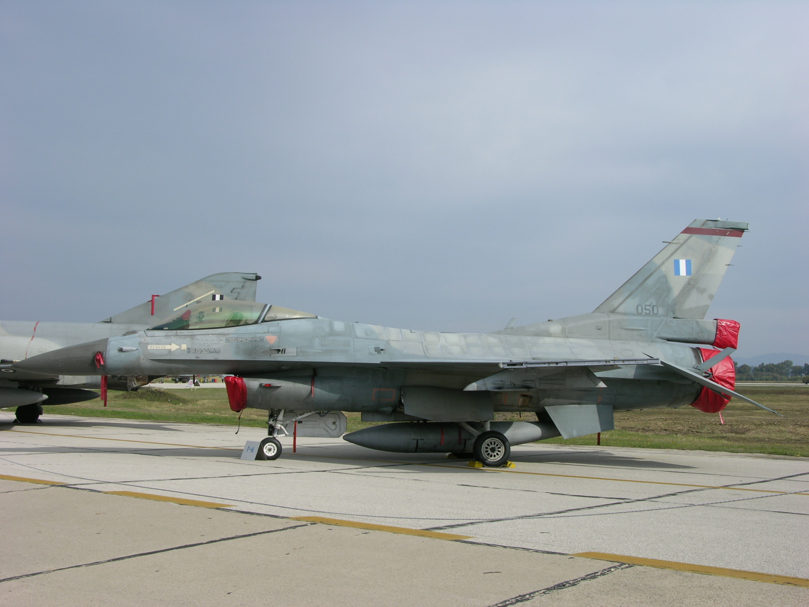 Hellenic Air Force F-16C Fighting Falcon, 341 Mira squadron — the same unit type that intercepted Flight 522