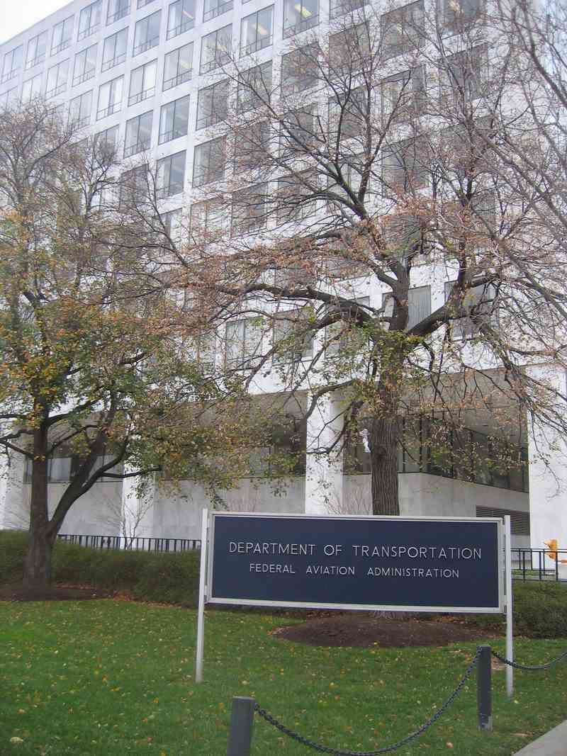 The Federal Aviation Administration headquarters building in Washington, D.C.