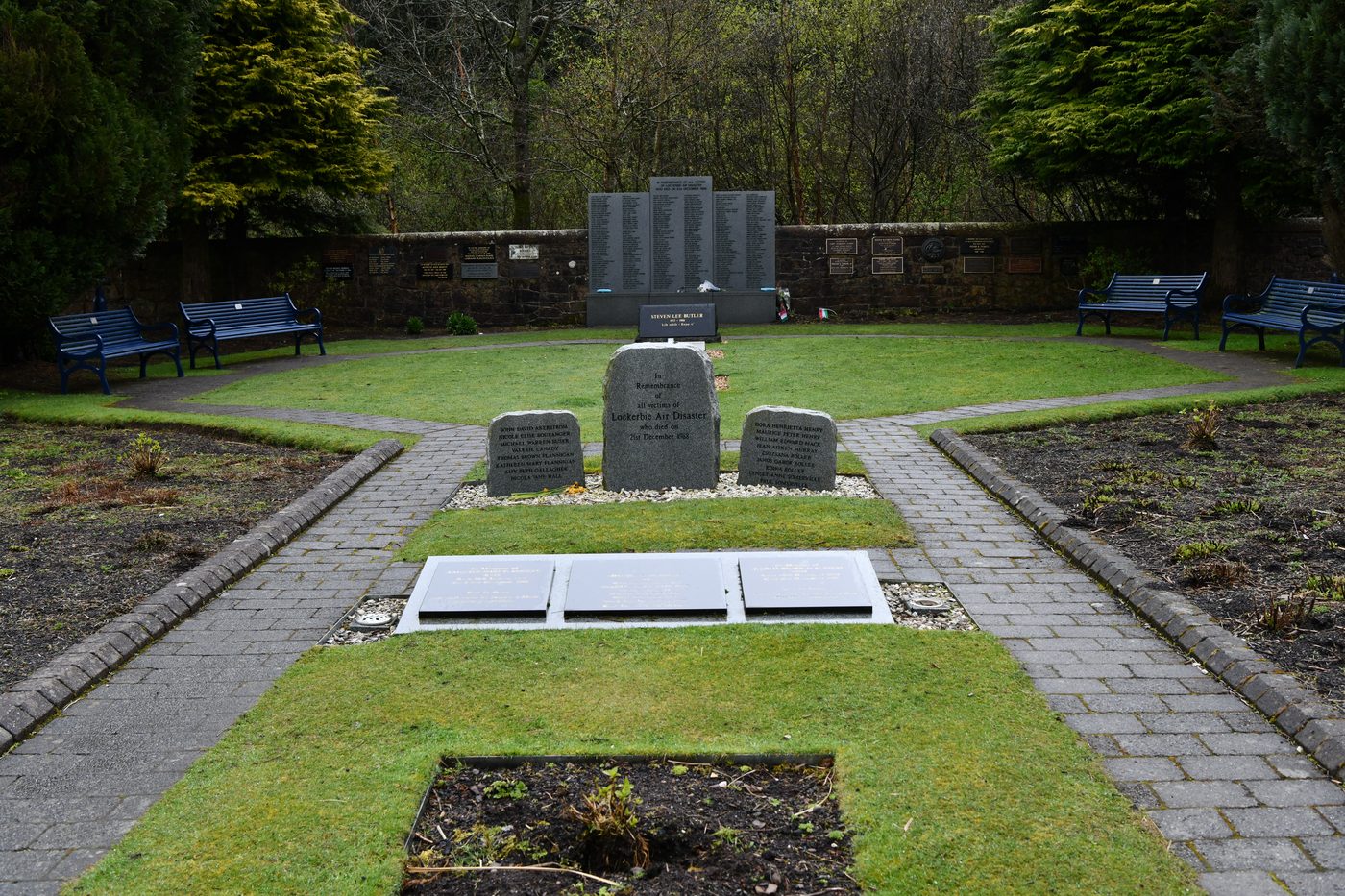 The Lockerbie Air Disaster Memorial Garden, Dumfries and Galloway, Scotland