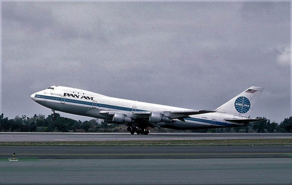 Pan Am Boeing 747, registration N739PA, the aircraft later destroyed as Flight 103