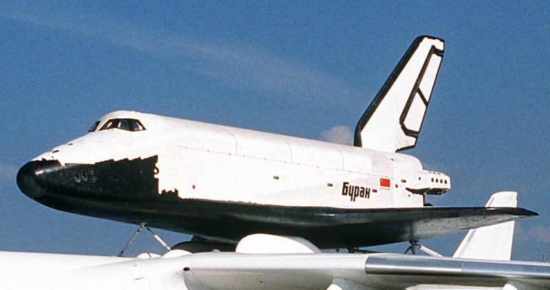 The Soviet Buran space shuttle orbiter