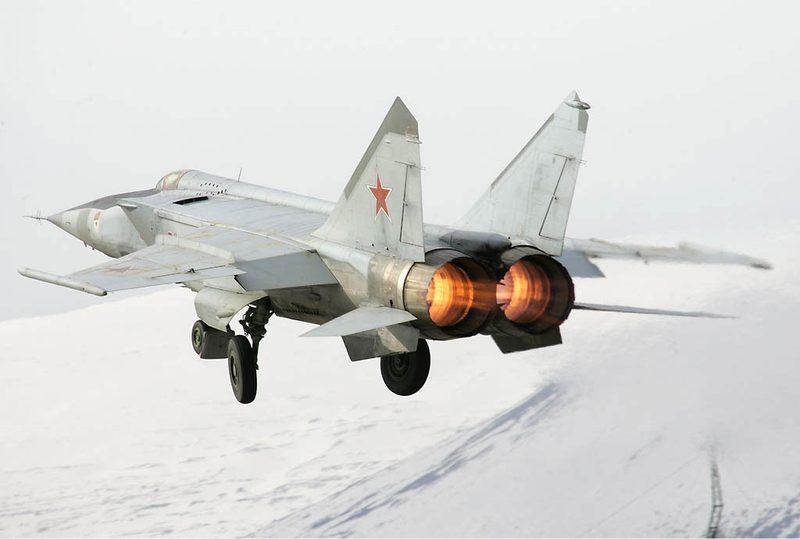 A Soviet MiG-25 Foxbat