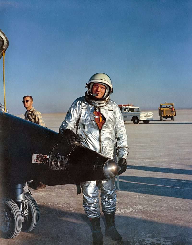 A North American X-15 rocket plane